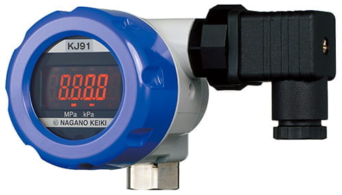 KJ91−□□Ｈ（表示付）高圧水素用圧力トランスミッタ